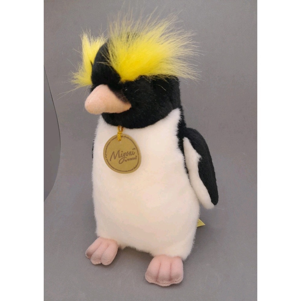Aurora Miyoni Crested Penguin 🐧 8" Erect Plush Stuffed Animal 2016
